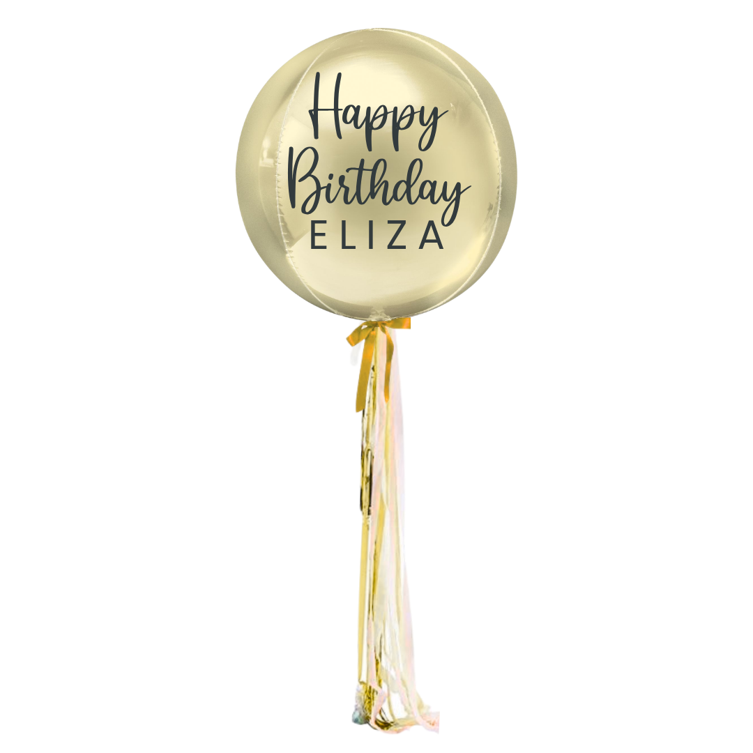 Personalised Orb Bundle - Pastel Yellow