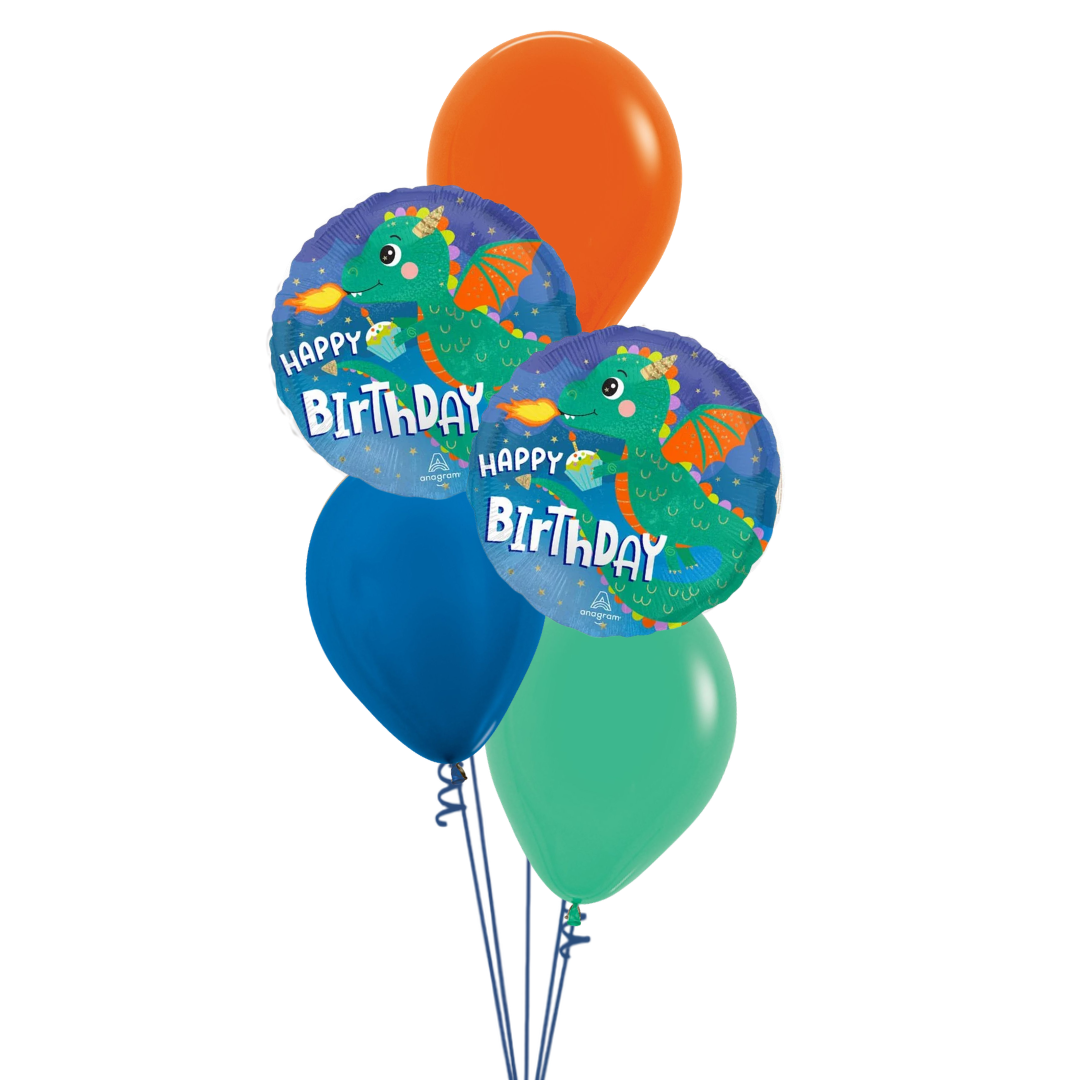 Cute Dragon Birthday Balloon