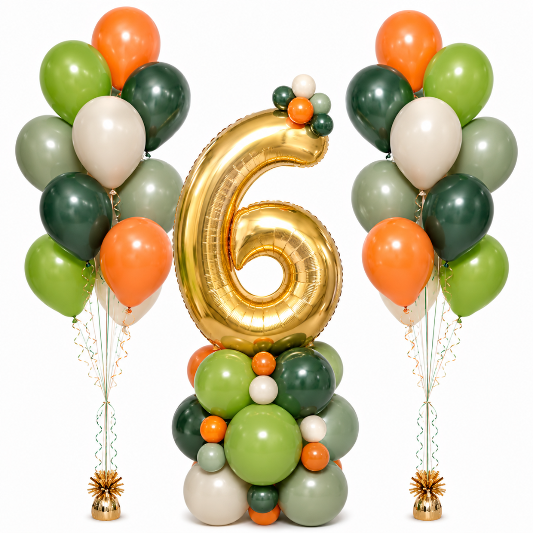 Wild Child Number Tower & Latex Bunches