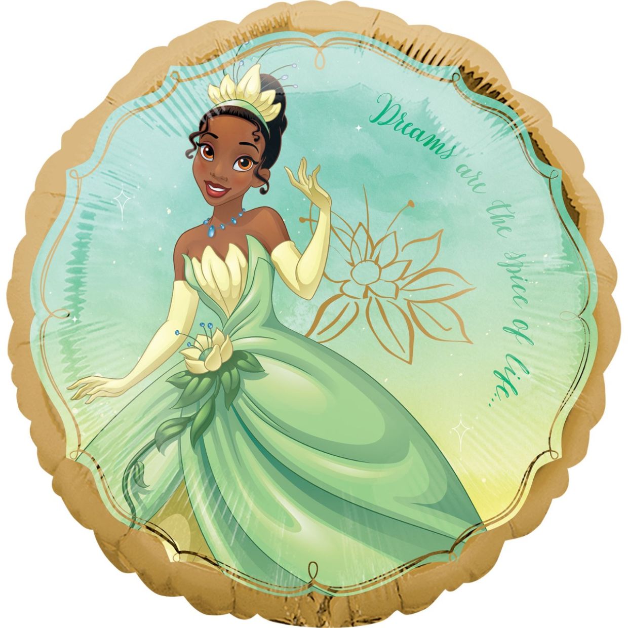 Tiana "Once Upon A Time" Foil Balloon