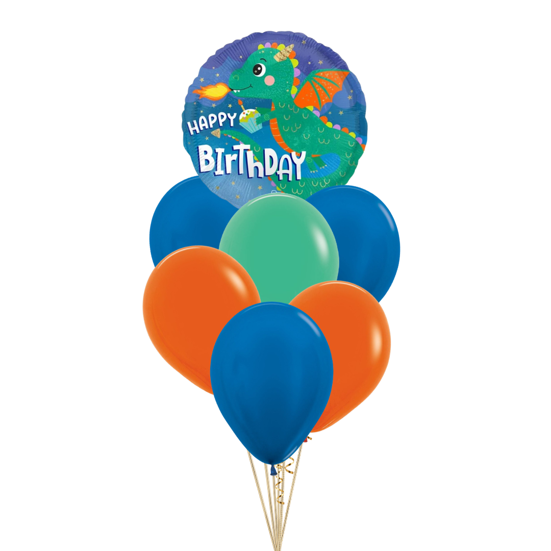 Cute Dragon Birthday Balloon