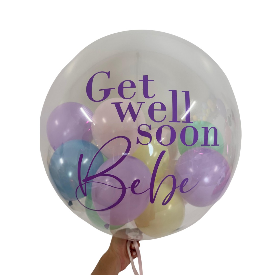 Personalised Clear Bubble Balloon - Get Well Soon - 6 09b8 4ef2 b6f3 in Bondi, Sydney