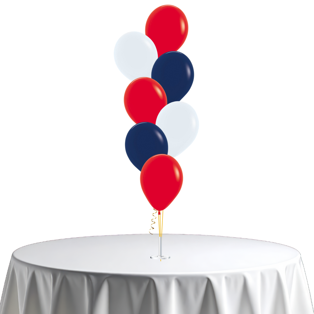 School Formal Latex Balloon Bunch - red, white & blue - 6 f10e 438a aed4 in Bondi, Sydney