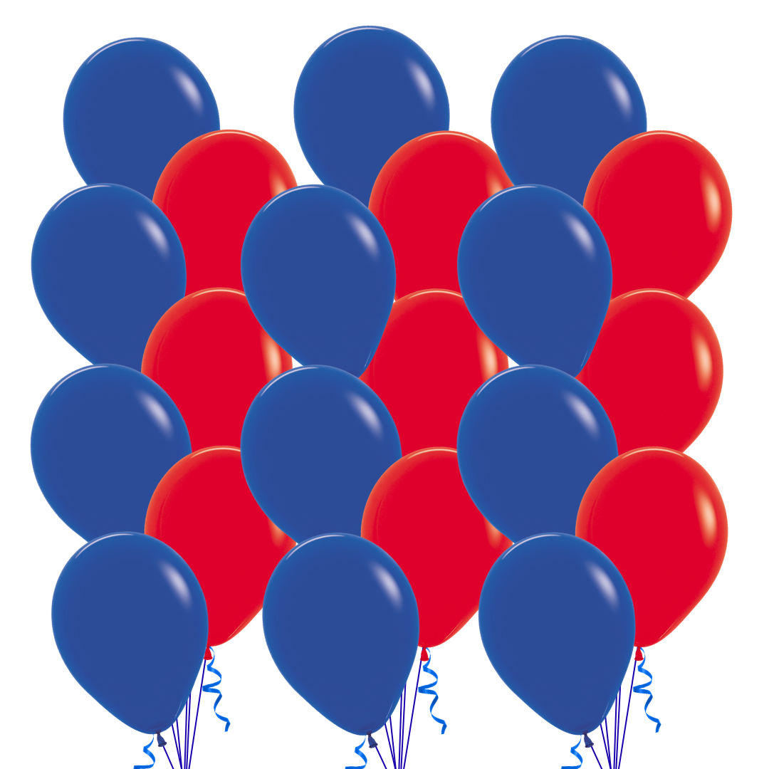 Newcastle Knights Grand Final Balloons – 21 Latex Balloons (3 Bunches of 7)