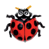 Ladybug Super Shape Foil Balloon 76cm for parties in Bondi and Sydney