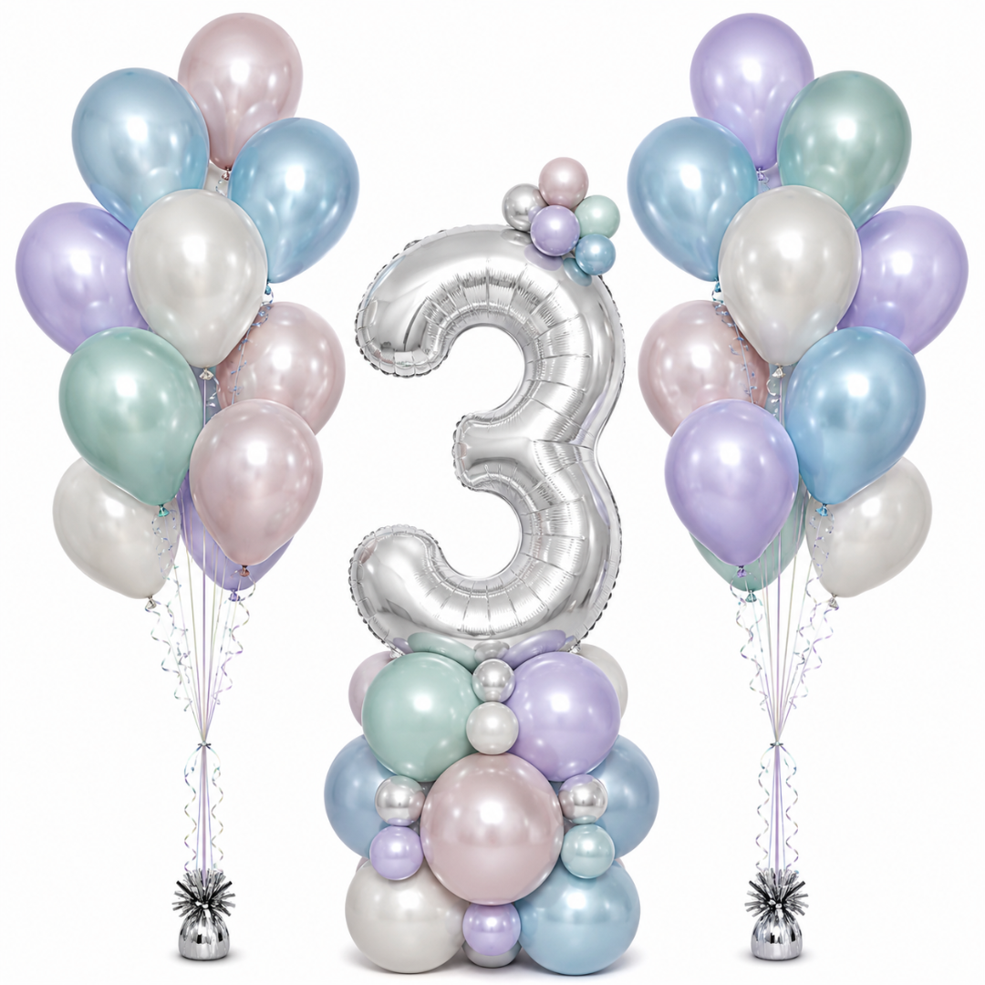 Wild Child Number Tower & Latex Bunches