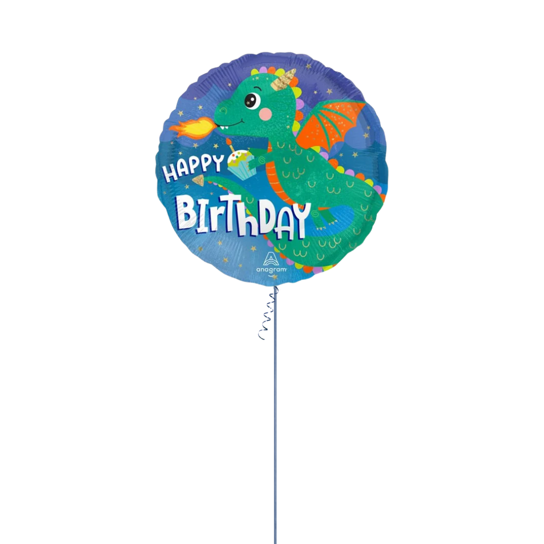 Cute Dragon Birthday Balloon