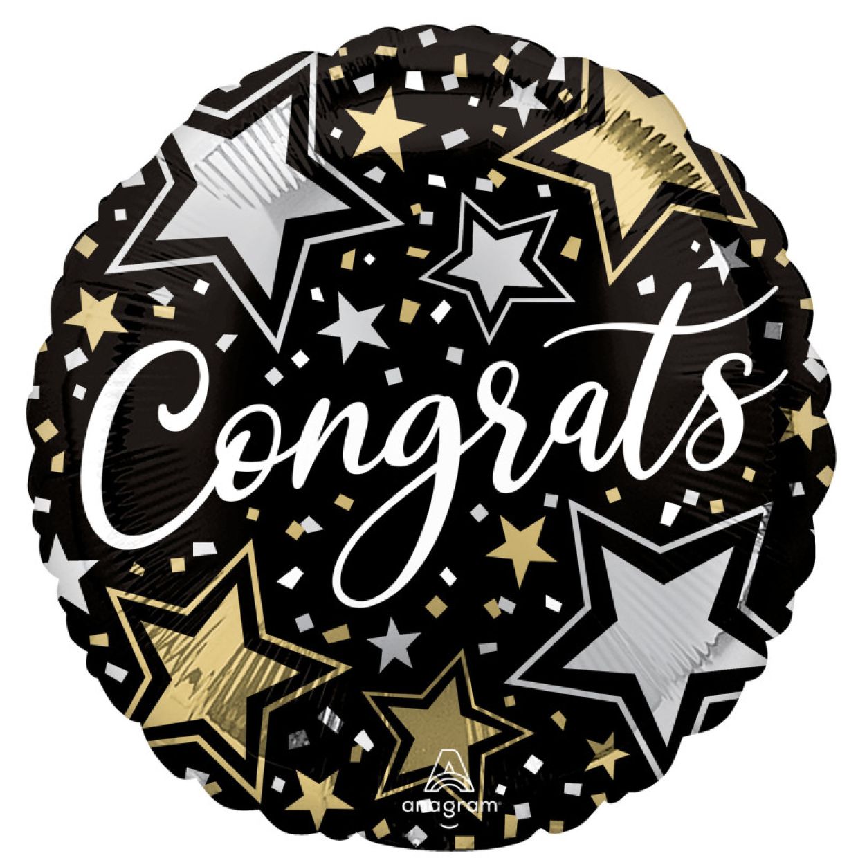 Congrats Stars Balloon - 81405 4697201 by Bondi Road Balloons