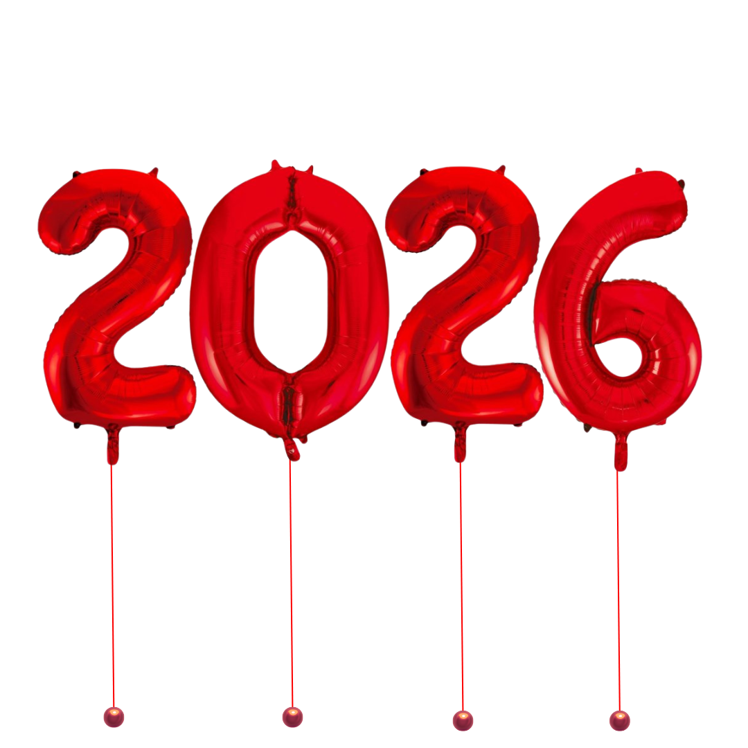 School Formal 2026 Number Balloons in Bondi, Sydney