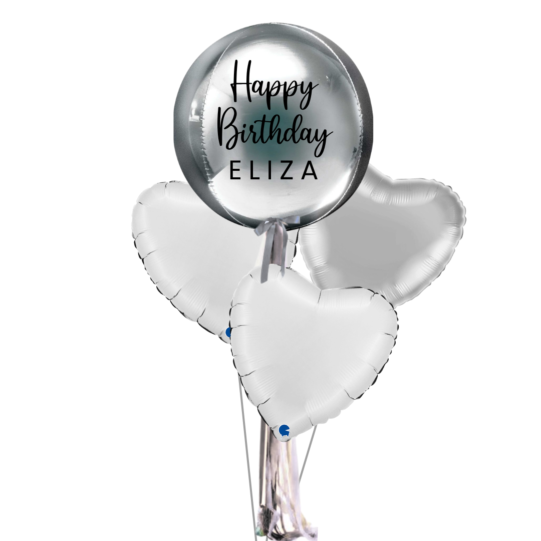 Personalised Orb Bundle - Silver