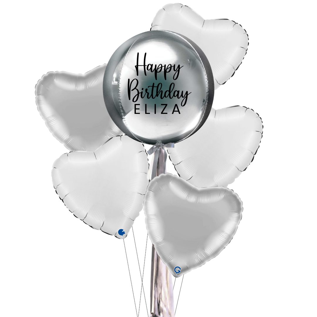 Personalised Orb Bundle - Silver