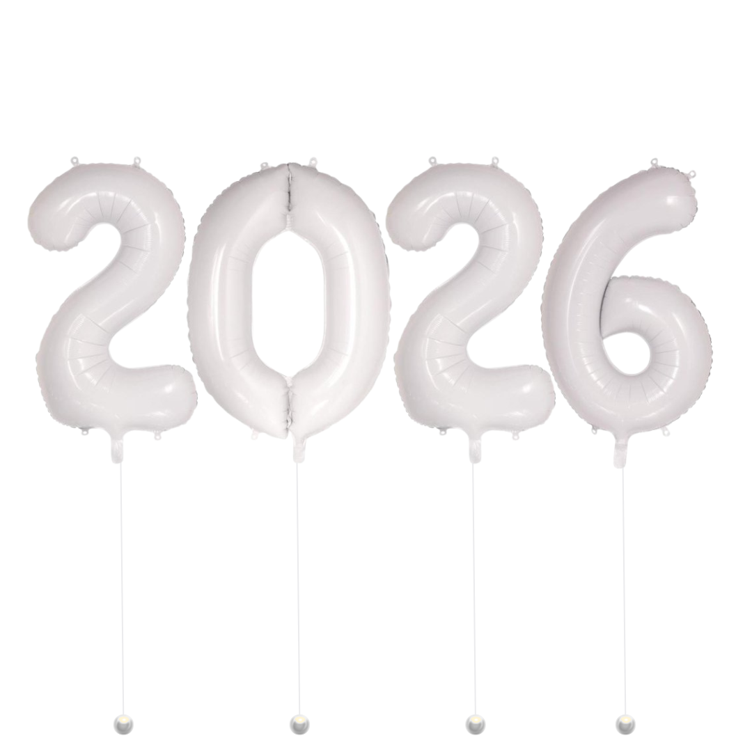 School Formal 2026 Number Balloons in Bondi, Sydney
