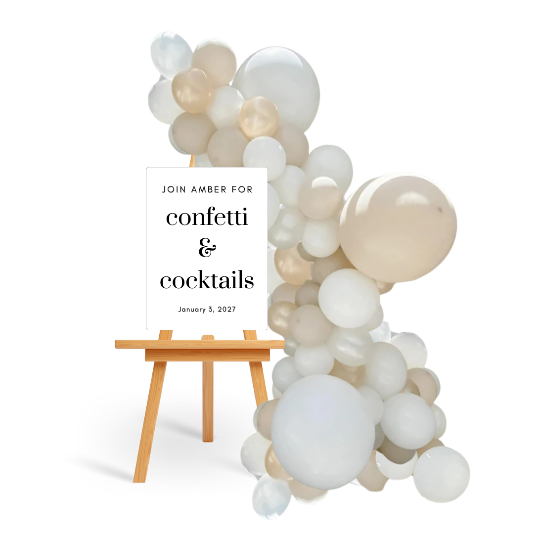 Event Signage Balloon Garland Package in Bondi, Sydney