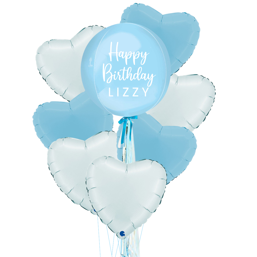 Personalised Orb Bundle - Pastel Blue