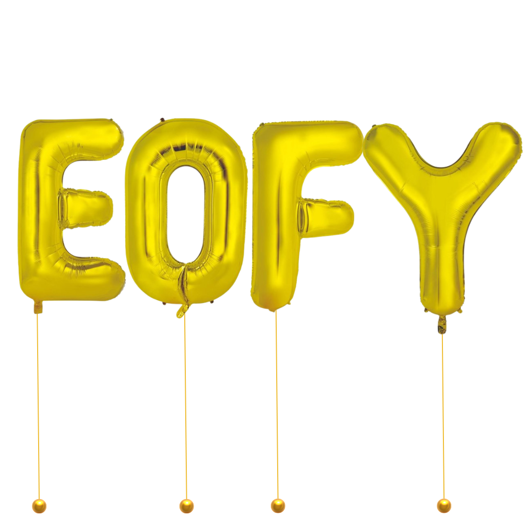 EOFY Balloon Letters