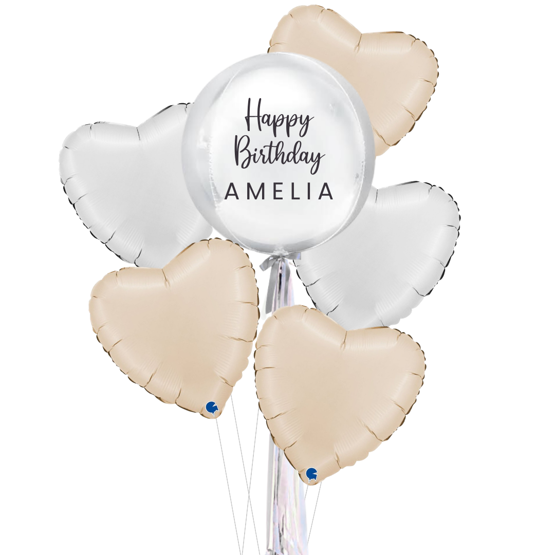 Personalised Orb Bundle - White