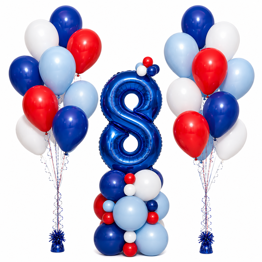 Wild Child Number Tower & Latex Bunches
