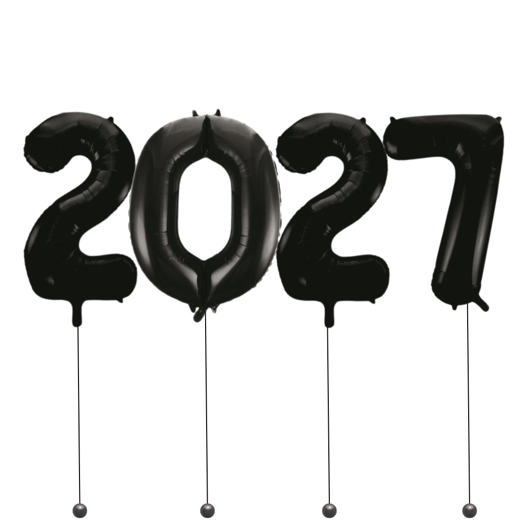School Formal 2027 Number Balloons
