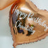 Custom - Personalised 45cm heart balloon - chantilly in Bondi, Sydney