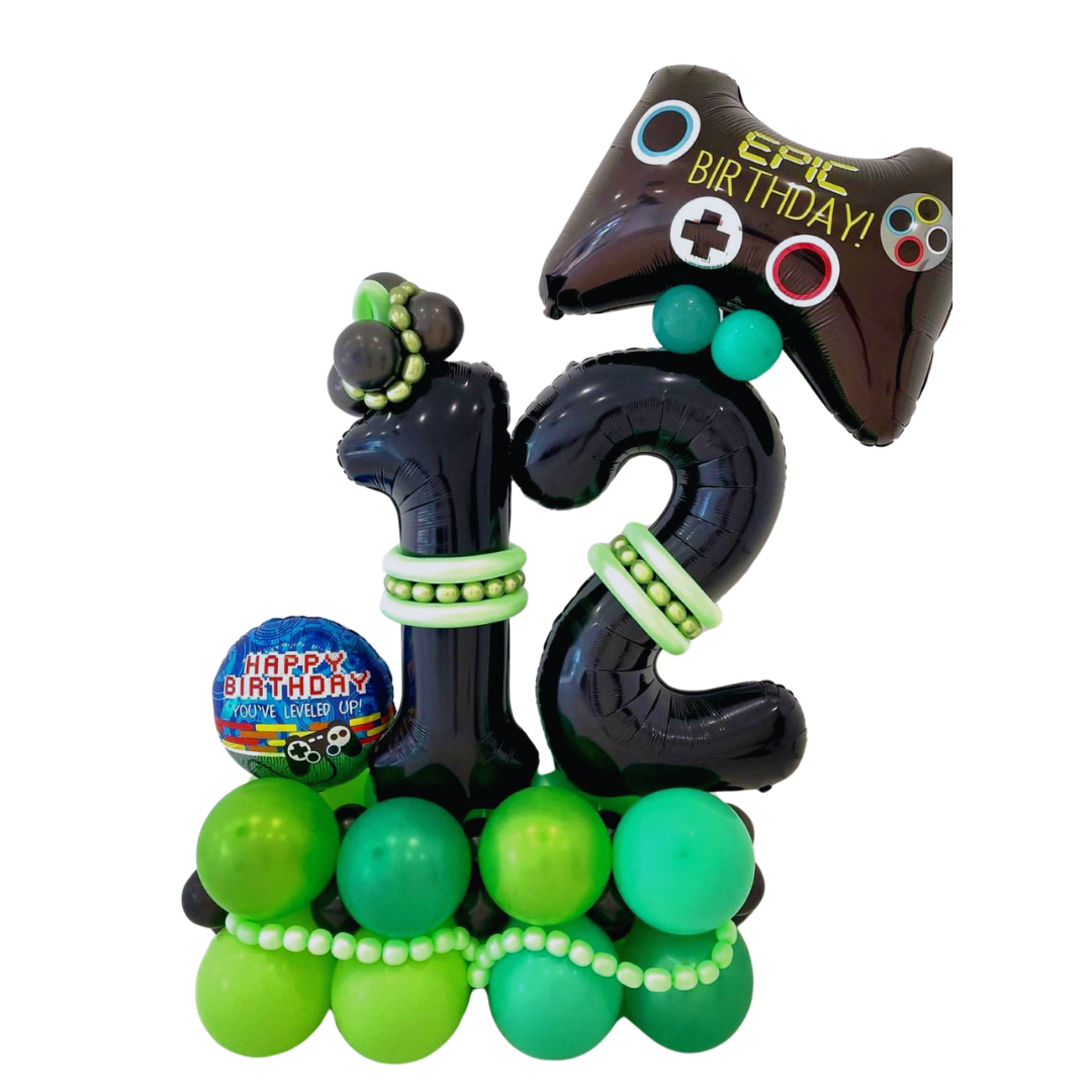 Epic Gamer Birthday Tower - copyofproductsforwebsiteva 2 balloon design in Bondi, Sydney