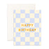 Birthday Powder Check Greeting Card balloon design in Bondi, Sydney