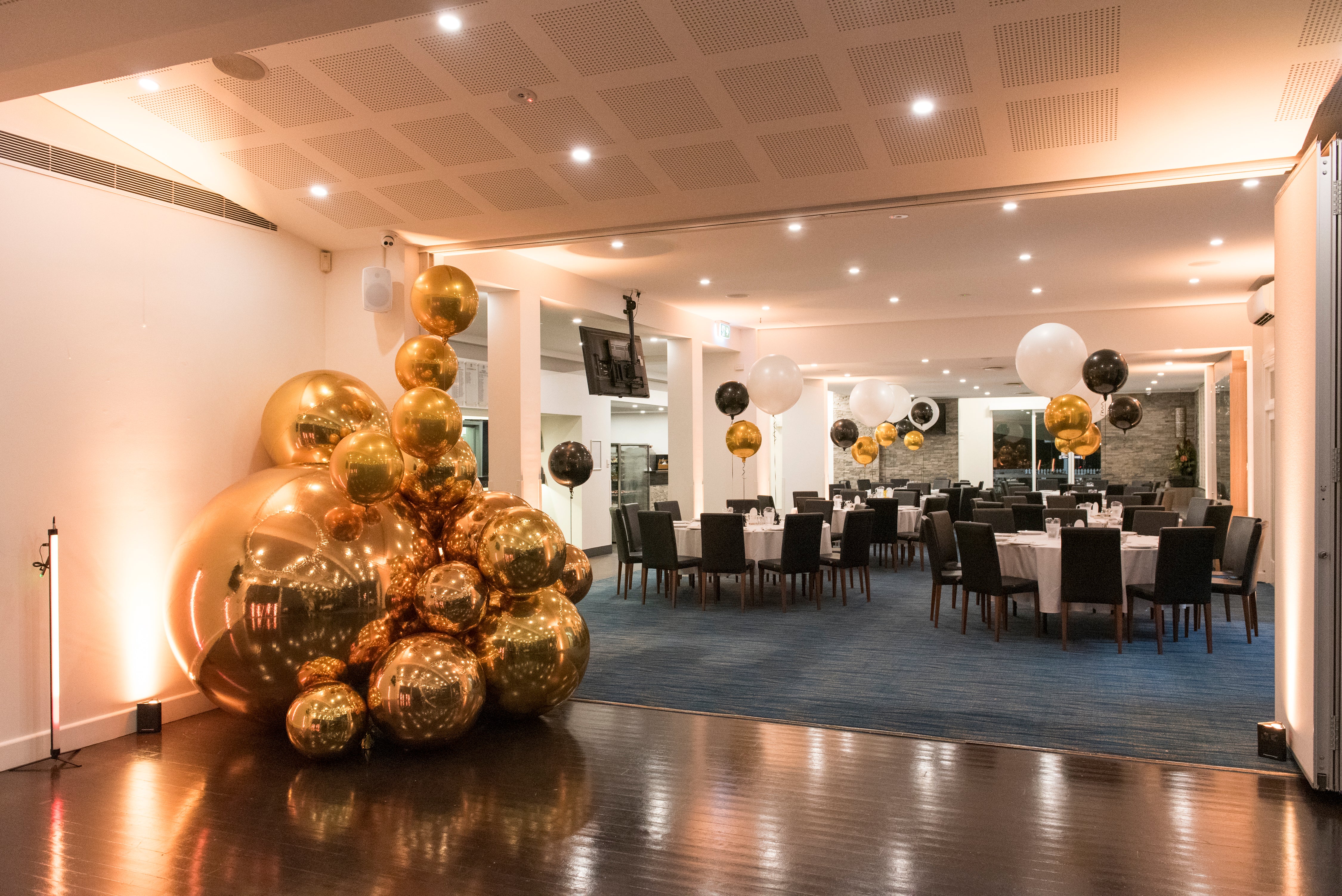 Reusable Giant PVC Spheres (Hire Only) - josh bar mitzvah 125 5 65b5 47f5 balloon design by Bondi Road Balloons