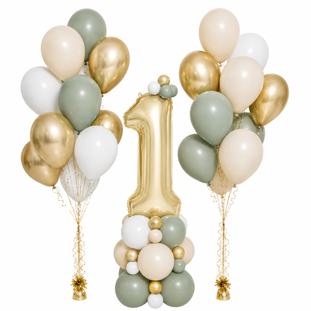 Wild Child Number Tower & Latex Bunches