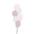6 Latex Balloon Bouquet - Pastel matte pink, pastel dusk rose and white - peach coral rosegold in Bondi, Sydney