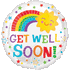 Get Well Soon Rainbow Foil Balloon in Bondi, Sydney