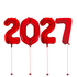 School Formal 2027 Number Balloons