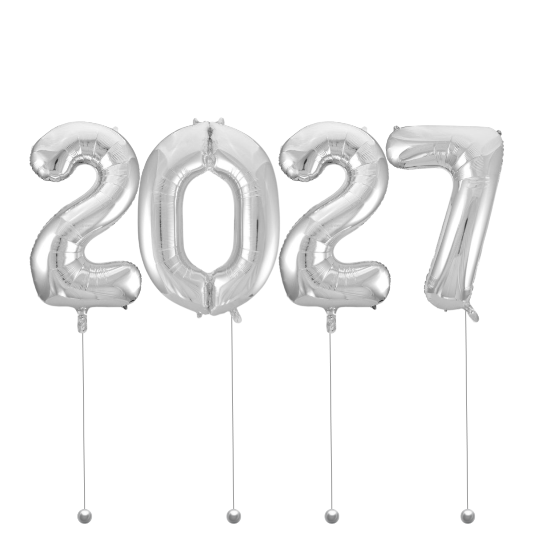 School Formal 2027 Number Balloons