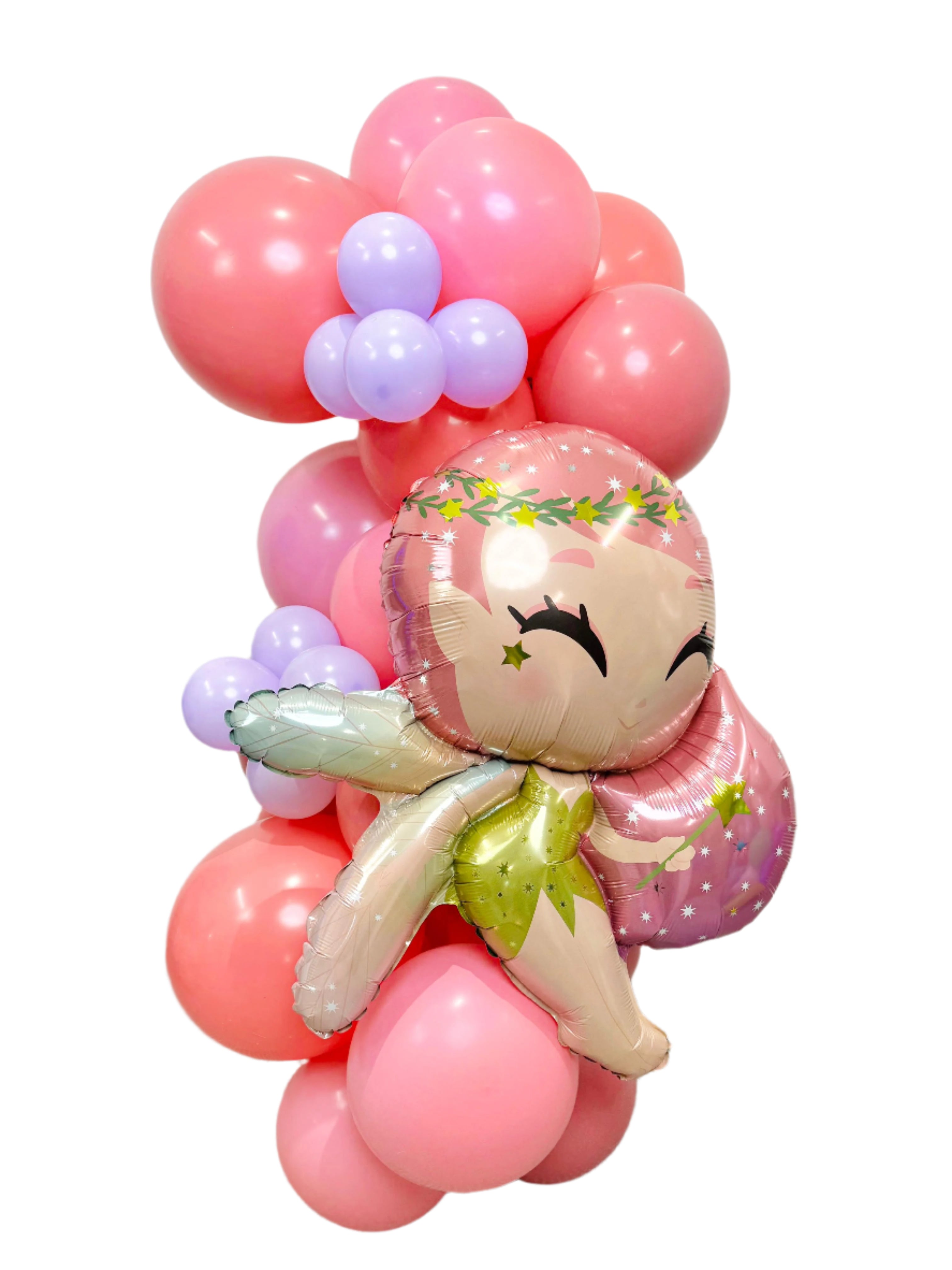 Magical Pink Fairy Balloon Garland