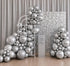 Premium Party Styling Package - Full Backdrop Setup with Balloons & Shimmer Wall