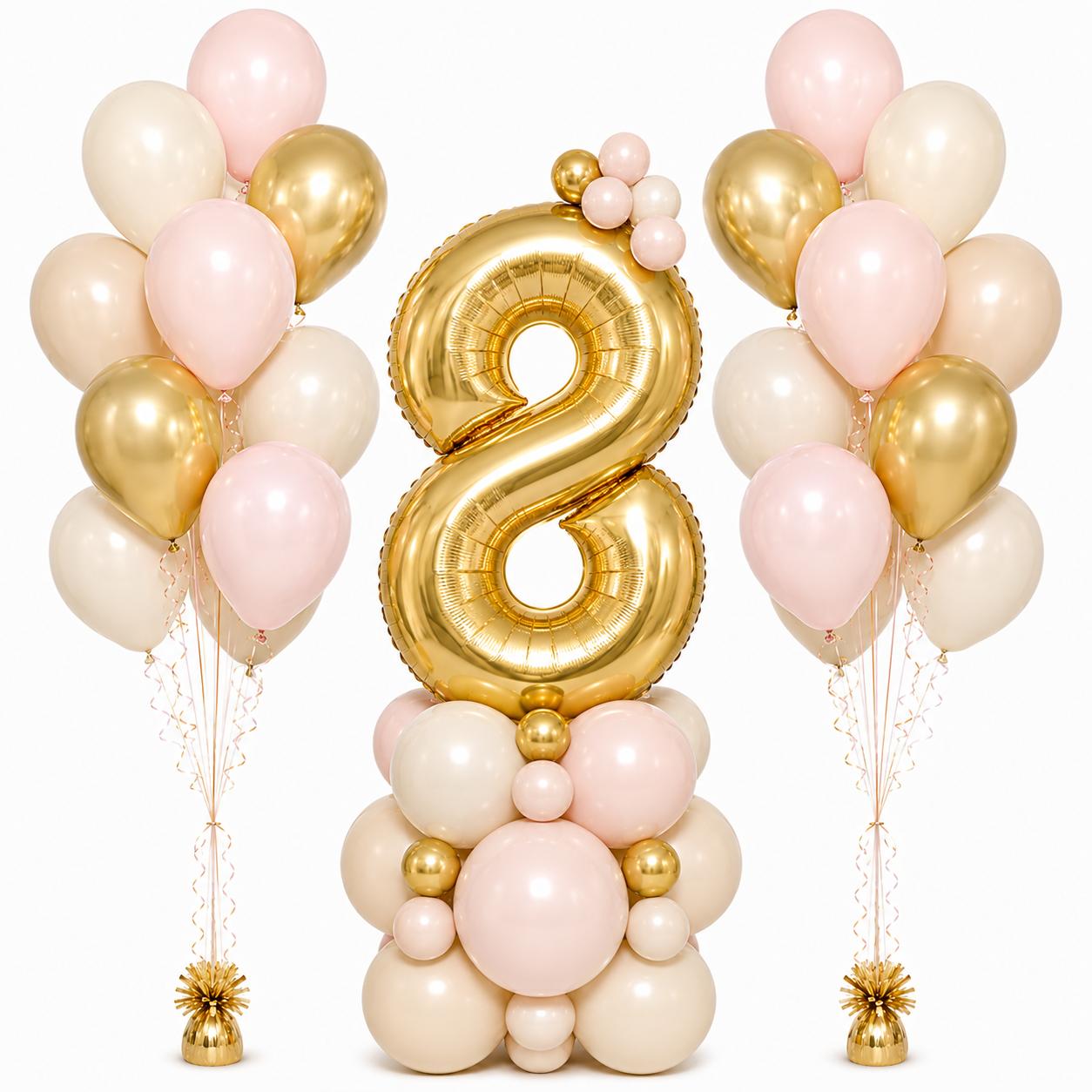 Wild Child Number Tower & Latex Bunches
