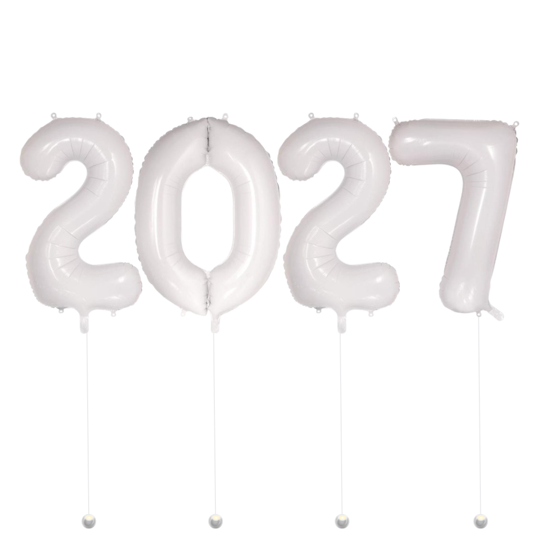 School Formal 2027 Number Balloons