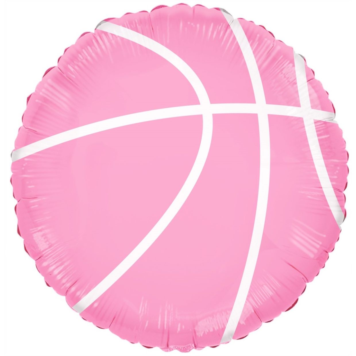 Pink Basketball Foil Balloon