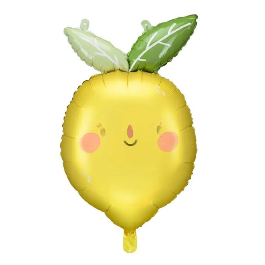 Lemon Shape Balloon for parties in Bondi and Sydney - front view