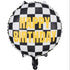 Checkerboard Happy Birthday Balloon - big fb220 01 s in Bondi, Sydney