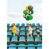 Happy Birthday with Soccer Balls - big fb296 arz 03 s balloon design in Bondi, Sydney