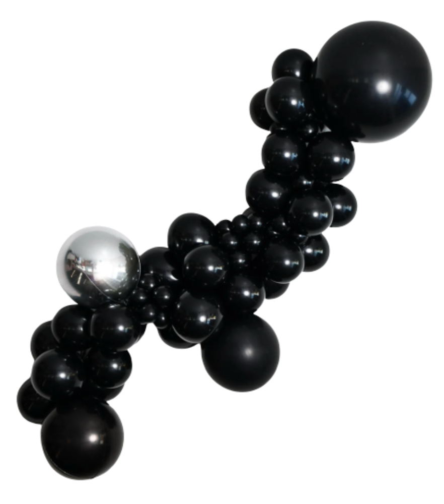 Grab and Go Garland - Black & Silver - blackandsilverorb in Bondi, Sydney