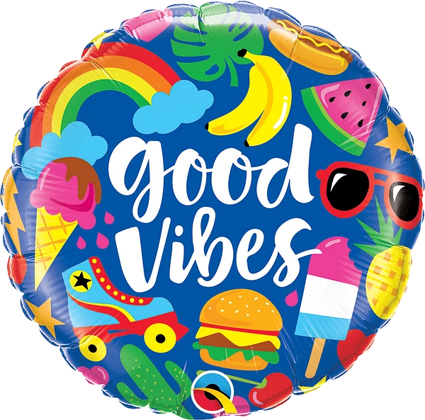 Good Vibes Balloon - eyj3ijo2mdasimgiojywmcwic2nvcguioijhchaifq 4 by Bondi Road Balloons