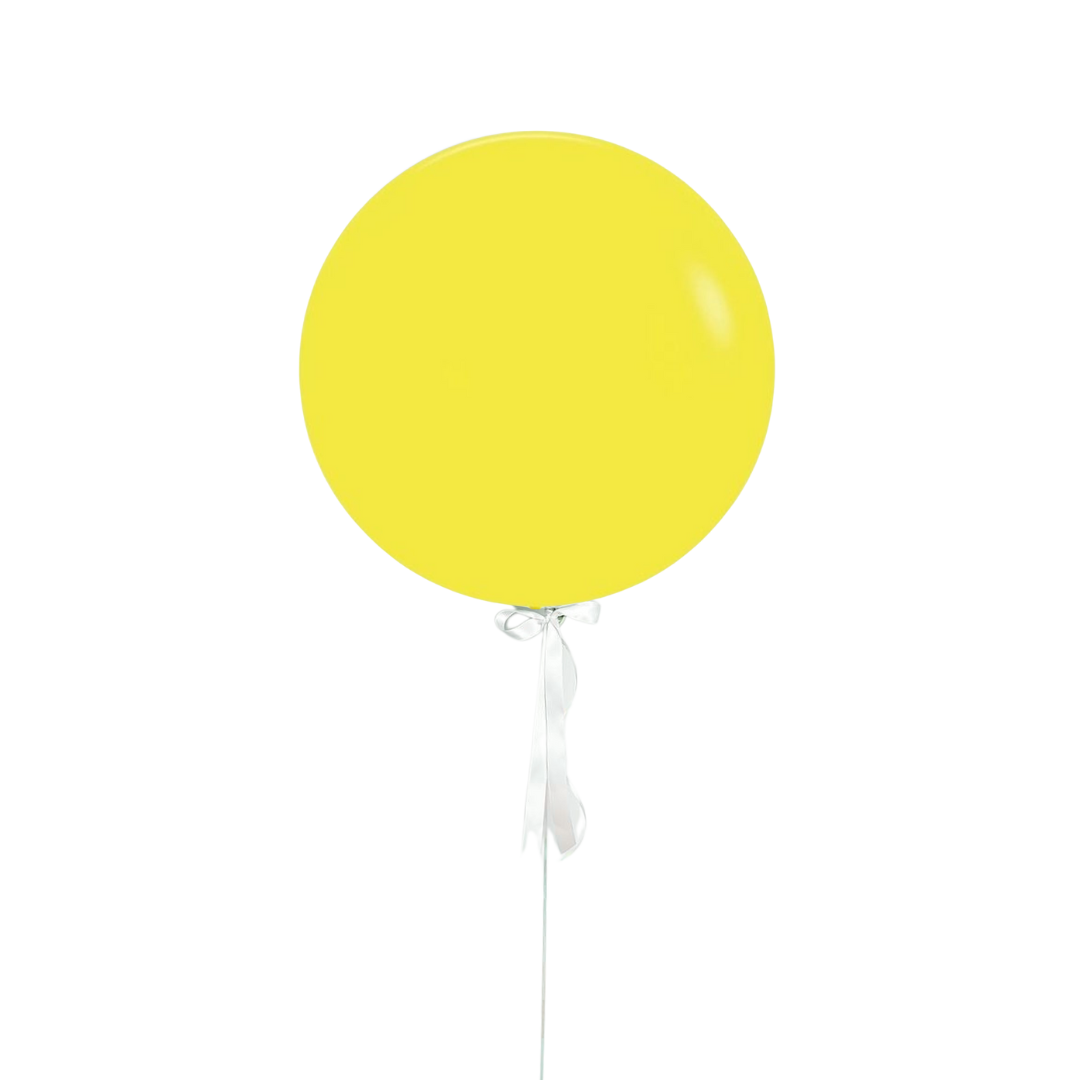 Plain Jumbo Balloon - fashionyellow by Bondi Road Balloons