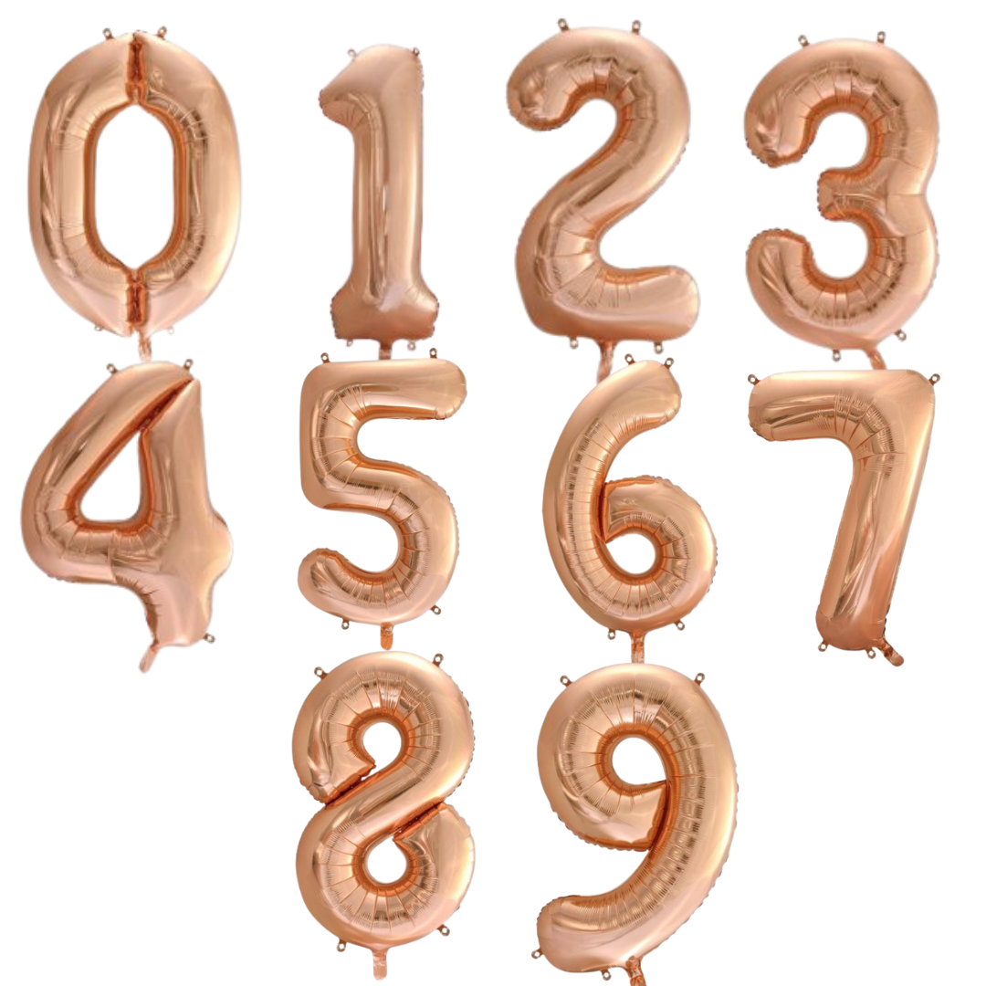 2 Large Number Bouquet and 12 Latex