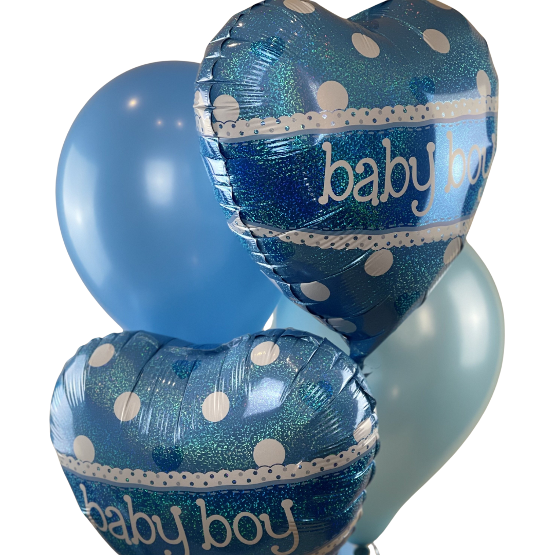 Baby Boy with Hearts