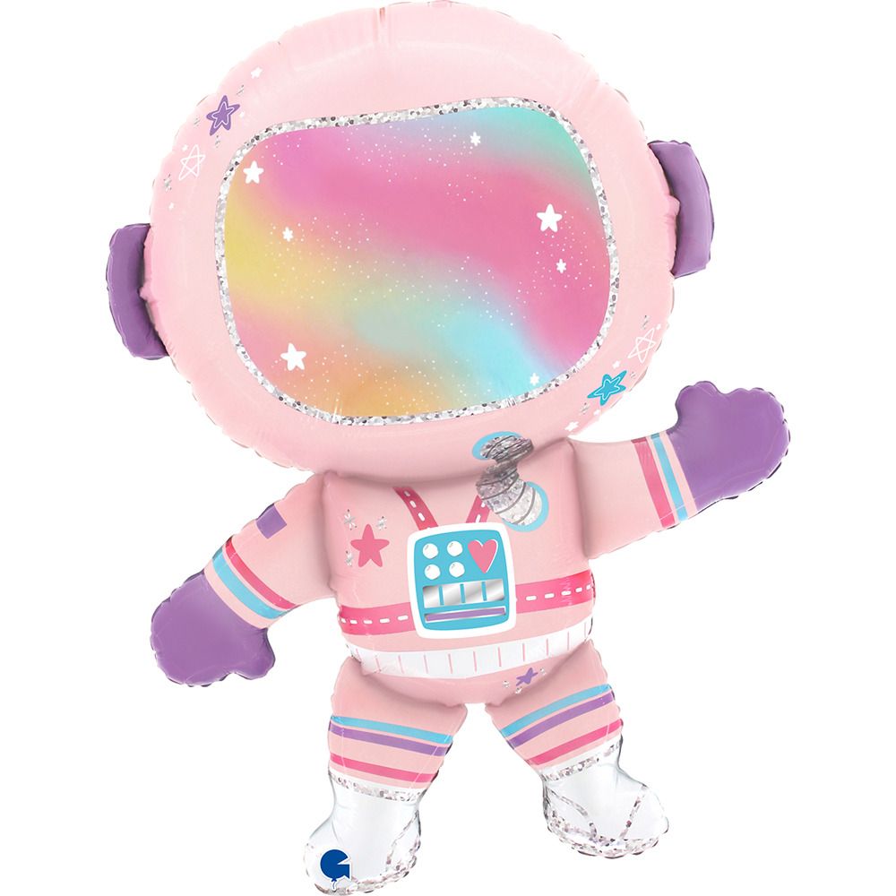 Happy Astronaut Foil Balloon - g72224 lady astronaut b in Bondi, Sydney