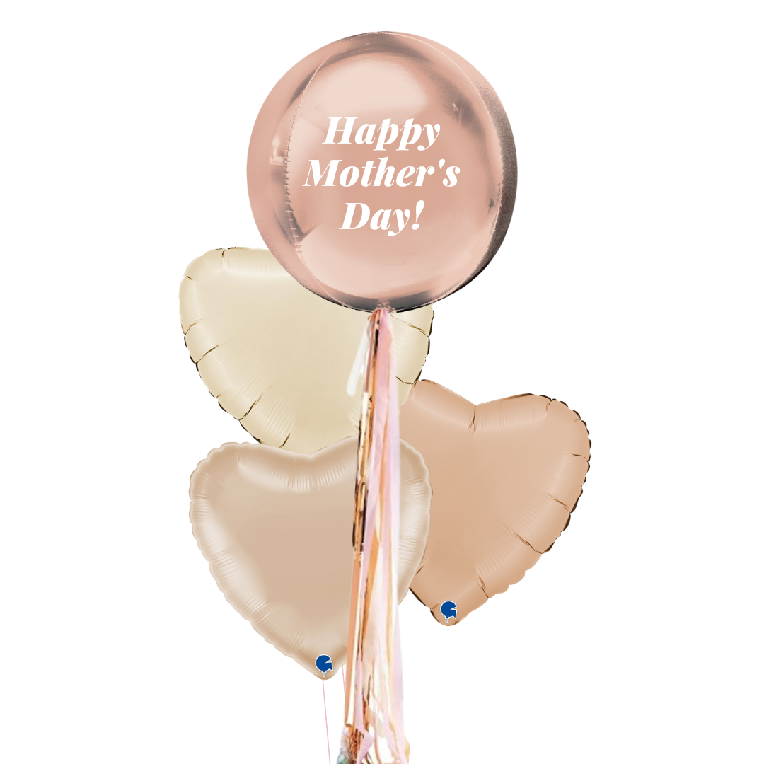 Mothers' Day Personalised Orb Bouquet