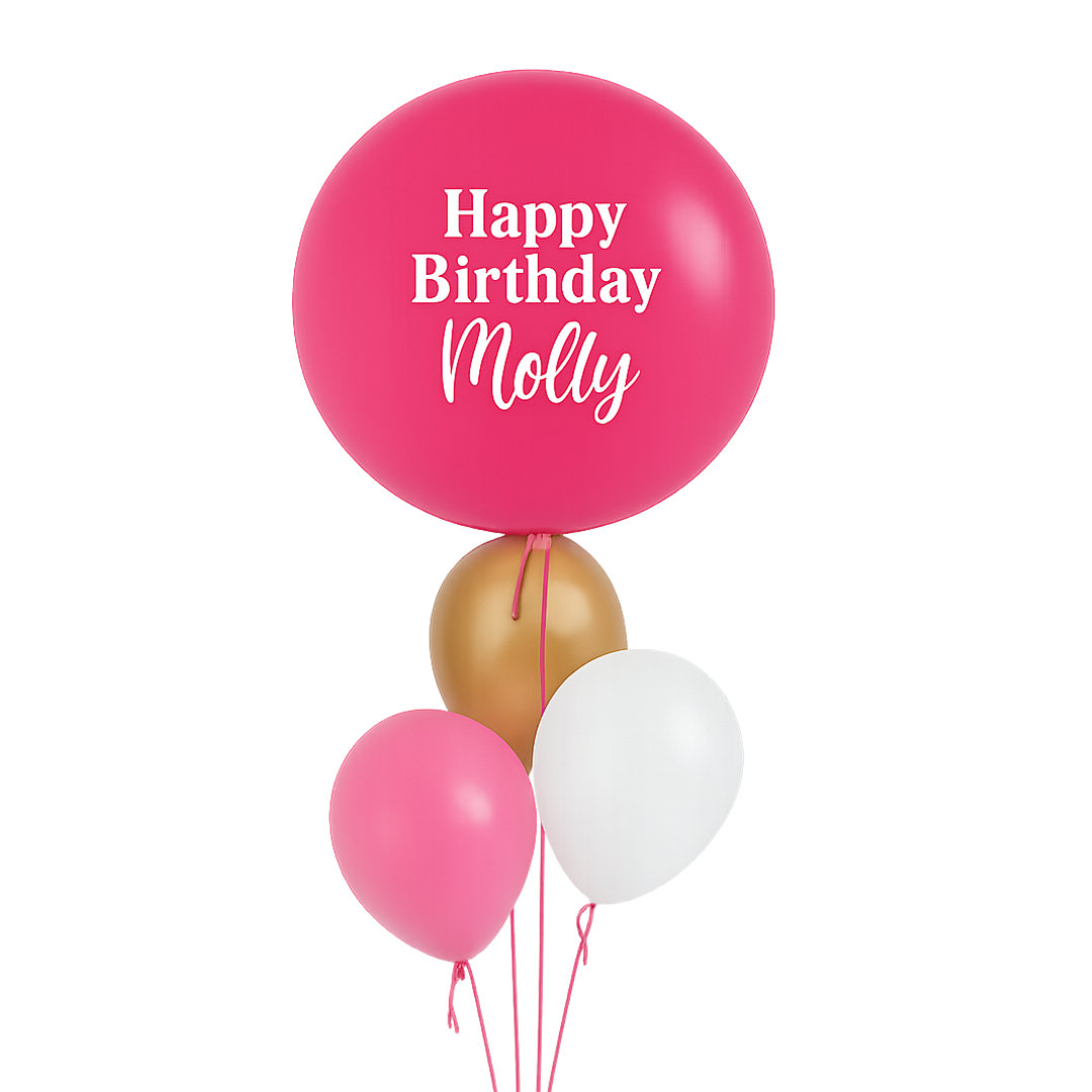Personalised Jumbo and 3 latex