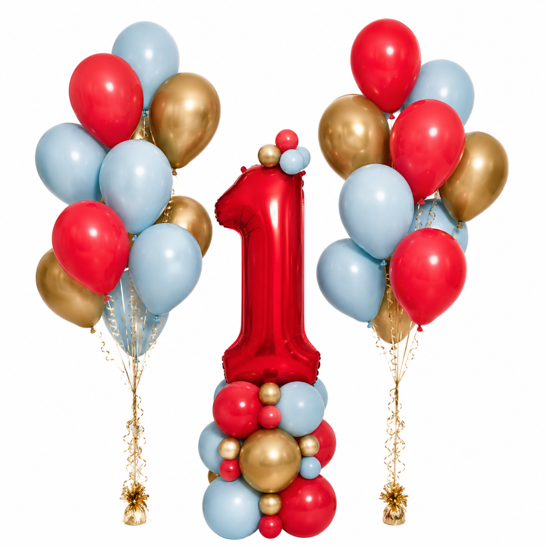 Wild Child Number Tower & Latex Bunches