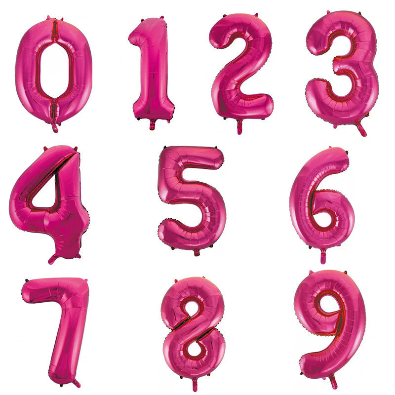 Personalised Bubble Balloon with 2 Large Numbers - the Tommy Bouquet
