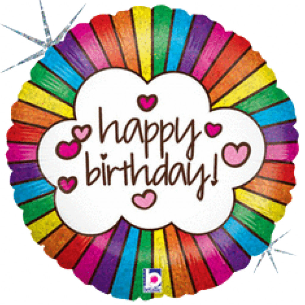 Would you like to add a Happy Birthday foil 46cm? - swatches 3 5 in Bondi, Sydney